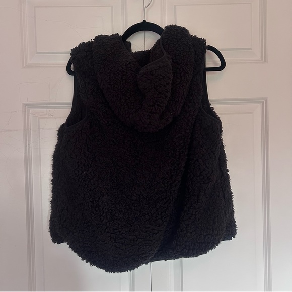 Weatherproof Vintage Black Sherpa Vest-M - Picture 2 of 3